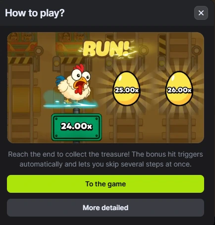 Chicken train how to play.